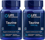 Taurine 1000 mg, 90 Vegetarian Capsules-Pack-2