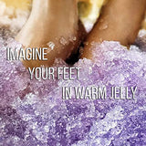 Crafts And The City SOO Jelly Pedicure Packs - Pedicure Foot Soak For Feet - Moisturizing Jelly Spa Pedi Soak - Foot Spa Bath Soak For Soaking - Pedicure Foot Gel To Relax Sore Feet (Lavender)