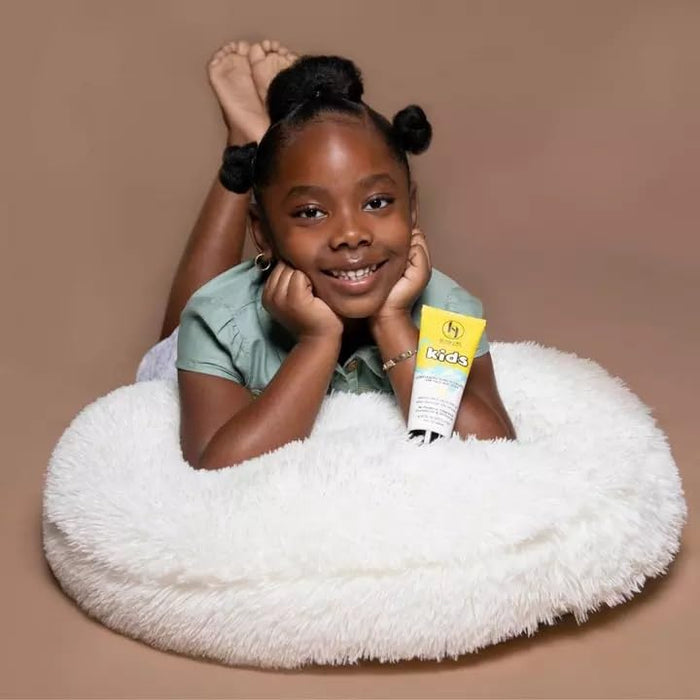 Black Girl Sunscreen Large Kids SPF 50 Sunscreen Lotion, 6 Oz Vegan & Water-Resistant, Will not Leave White Residue (6 Fl. Oz.)