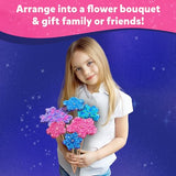 Skillmatics Art & Craft Activity - Poke-in Art Flower Bouquet, Mess-Free Sewing Art for Kids, Craft Kits, DIY Activity, Christmas Gifts for Girls & Boys Ages 4, 5, 6, 7, 8, 9