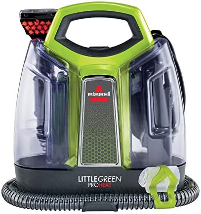 BISSELL Little Green Proheat Portable Deep Cleaner/Spot Cleaner and Car/Auto Detailer with self-Cleaning HydroRinse Tool for Carpet and Upholstery, 2513E
