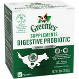 GREENIES Supplements Digestive Probiotic for Dogs Supplement Powder, 1 g. Packets, 30 Pack