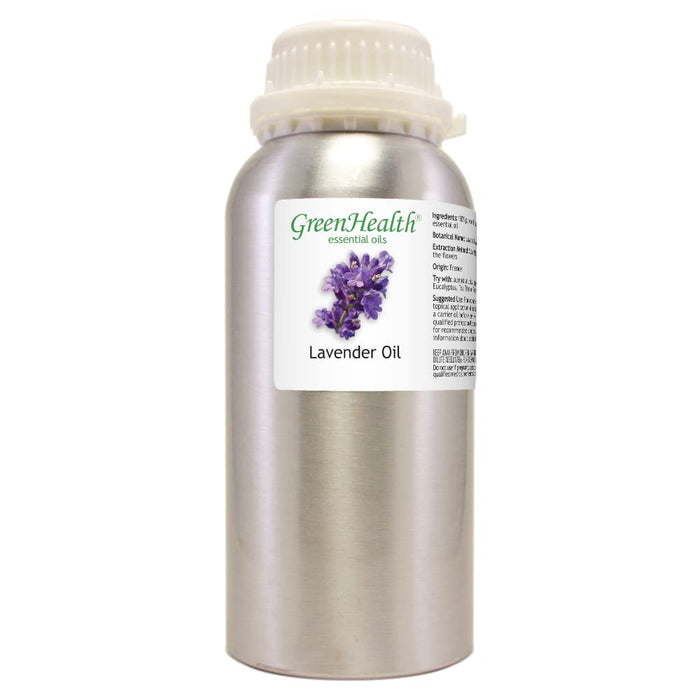 GreenHealth - Lavender Essential Oil - 16 fl oz - Aluminum Bottle