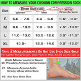 TechWare Pro Plantar Fasciitis Socks – Therapy Grade Targeted Cushion Compression Socks for Men & Women. Ankle Brace Foot Sleeve & Arch Support for Achilles Tendonitis & Heel Pain Relief Wht/Gy LRG