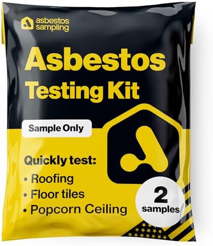 Asbestos Test Kit - Sample Only Testing - 72hr (3 Business Day) NVLAP lab Result with lab Testing fee Included. (2 Samples)