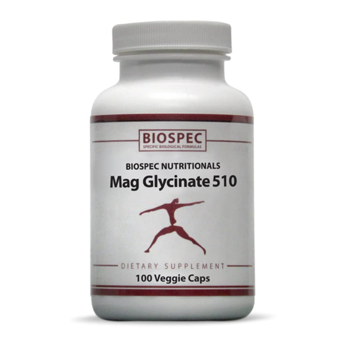 Mag Glycinate 510 – Highly Bioavailable Form of Magnesium – Supports Energy, Muscles, and Cardiovascular Health.*