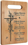 Christian Gifts For Women Faith Religious Gifts Inspirational Gifts, Bible Verse Gifts For Elderly Jesus Cross Scripture Gifts, Christmas Cutting Board Gifts for Women Friend