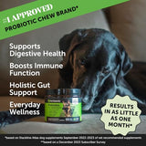 Pet Honesty Probiotics for Dogs, Dog Probiotics for Diarrhea & Bowel Support, Digestive Enzymes Promotes Gut Health, Immunity Health & Itch Relief, Prebiotics and Probiotics (Pumpkin 90 ct)