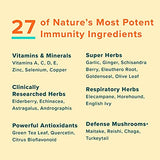 Further Food Ultimate Immune Support Vitamin C, D, E and Zinc + Natural Immunity Booster Multivitamin Herbal Supplement Elderberry & Echinacea, Daily Immune Defense & Antioxidant Support.