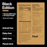 Huel Black Edition | Salted Caramel 40g Vegan Protein Powder | Nutritionally Complete Meal | 27 Vitamins and Minerals, Gluten Free | 17 Servings | Scoop not included to reduce plastic