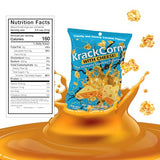 KrackCorn Cheese & Caramel Popcorn. Small Batch Cheddar Caramel Popcorn for Movie Night, Family Game Night. Gluten Free Snacks. Non GMO. 8.5 oz (Pack of 3)