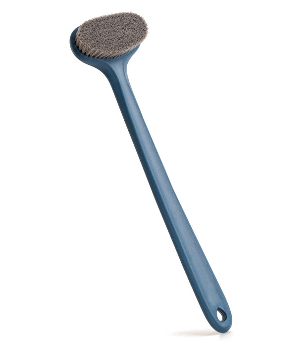 surlees Back Scrubber for Shower, Bath and Body Brush for Elderly, Men and Women, 15 Inch / 38 CM (Blue, Soft-4)