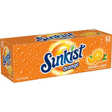 Sunkist Orange Soda, 12 Fl Oz (Pack of 12)