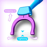 T.Smile Evolutionary Clean Dental Flossers, Kit of Refills Plus Long Handle (200 T-Tension Refills)