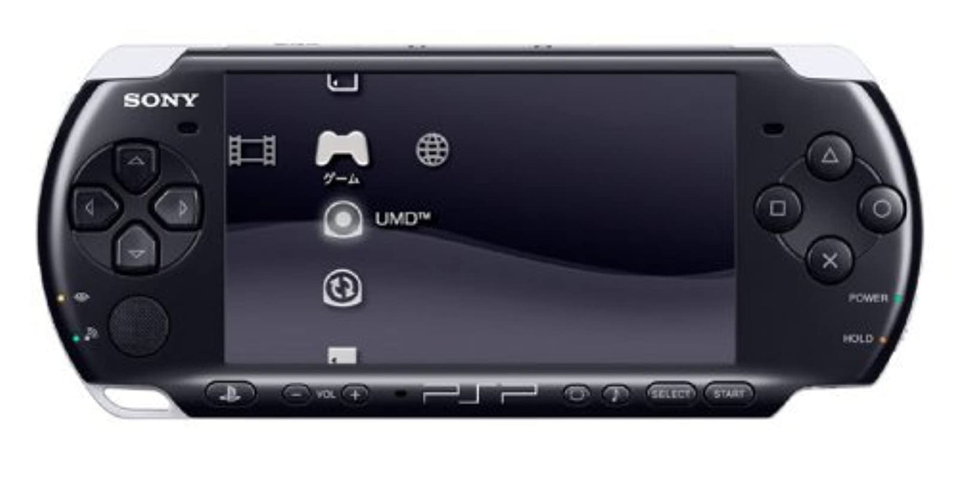 Sony PSP Slim and Lite 3000 Series Handheld Gaming Console with 2 Batteries (Renewed) (Black)