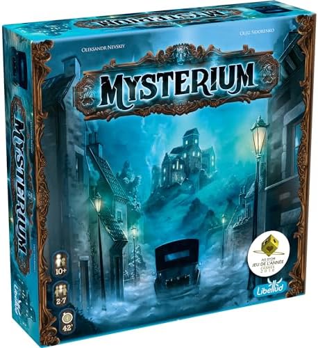 Mysterium Board Game (Base Game) - Enigmatic Cooperative Mystery Game with Ghostly Intrigue, Fun for Family Game Night, Ages 10+, 2-7 Players, 45 Minute Playtime, Made by Libellud