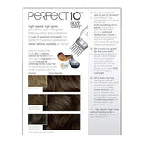 Clairol Nice'n Easy Perfect 10 Permanent Hair Dye, 5A Medium Ash Brown Hair Color, Pack of 2
