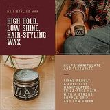 18.21 Man Made Hair Styling Product, 2oz. Original Sweet Tobacco Scent in Wax with Low Shine Finish
