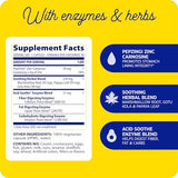 Enzymedica, Acid Soothe, Support for Occasional Heartburn, 3-in-1 Formula with Enzymes & Soothing Herbs, 90 Count