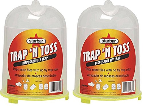 Farnam (2 Pack) Starbar 14624 Trap N Toss Disposable Fly Traps