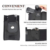 LAMPOO Belly Band Concealed Carry Gun Holster Belt Right Hand Waist Waistband Hip Men Women Unversal