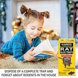 Harris Rat Glue Traps, Fully Disposable (2-Pack)
