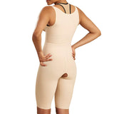 MARENA SFBHS2 Recovery Knee-Length Compression Girdle with High-Back - M, Beige