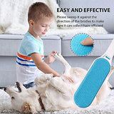 Pet Hair Remover -Dog Hair Remover for Clothes-Better Than Lint Rollers for Pet Hair, Dog Hair Remover- Lint Remover Brush, Lint from Clothing, Couch, Furniture, Bedding (Blue)