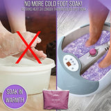 Crafts And The City SOO Jelly Pedicure Packs - Pedicure Foot Soak For Feet - Moisturizing Jelly Spa Pedi Soak - Foot Spa Bath Soak For Soaking - Pedicure Foot Gel To Relax Sore Feet (Lavender)