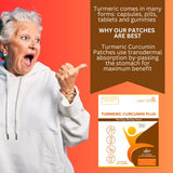 Live To Shine Turmeric Curcumin Topical Patches - 30 Days Supply – USA Made