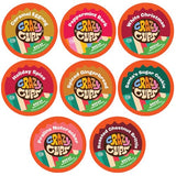 Crazy Cups Decaf Christmas Coffee Pods Variety Pack, Holiday Coffee Sampler of Single Serve Assorted Flavored Coffee Pods For Keurig K Cup Machines, 30 Count - Great Holiday Coffee Gift