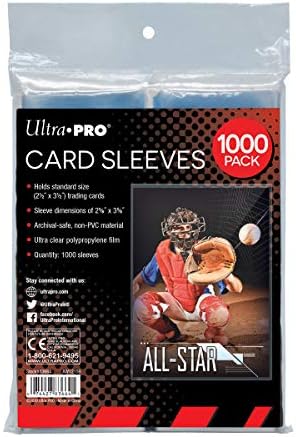 Ultra Pro - Penny Sleeves® Clear Card Sleeves for Standard Trading Cards, Polypropylene (PP) (1000)