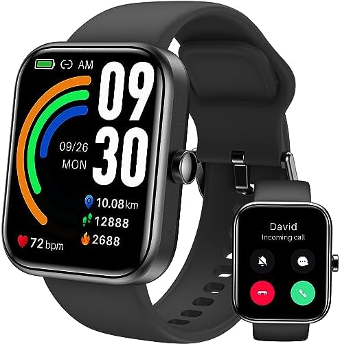 TOZO S3 Smart Watch (Answer/Make Call) Bluetooth Fitness Tracker with Heart Rate, Blood Oxygen Monitor (Renewed)