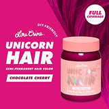 Lime Crime Unicorn Semi-Permanent Hair Color, Chocolate Cherry, 200 ml, 816652020385