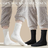 TEHOOK Fuzzy Socks for Womens Men Soft Cozy Fluffy Slipper Socks Winter Warm Plush Sleeping Socks Christmas Stocking Stuffers Gifts for Women