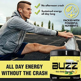 Morning Buzz Energy Powder Drink - Energy Boost Energy Drink - Sugar-Free Energy with Antioxidants - Morning Kick and Sports Nutrition Endurance Product - 30 Servings, Lemonade, 8 Ounces