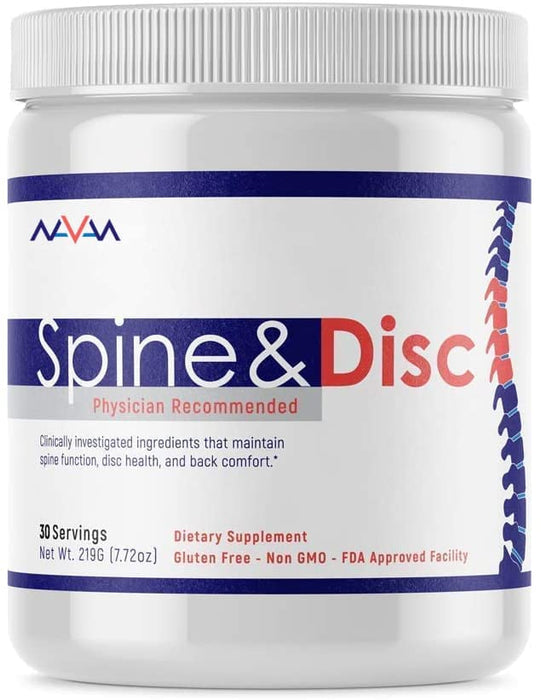 Navan Spine and Disc Osteo Bone Strength & Density Supplement Powder with Calcium, Phosphorus, Vitamin D, Glucosamine, Chondroitin, MSM, & Turmeric by Clinical Experts