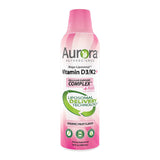 Aurora Nutrascience, Mega-Liposomal Vitamin D3/K2+ with Vitamin C, Organic Fruit Flavor, Gluten Free, Non GMO, 16 fl oz (480 ml)