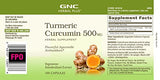 GNC Herbal Plus - Turmeric Curcumin 500mg 100 capsules