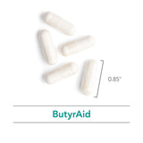 Nutricology ButyrAid Supplement 200 mg - Butyrate, Gut Health, Butyric Acid, Tributyrin Complex, Colon Lining Nutrition, Postbiotics, Delayed-Release Vegetarian Capsules - 100 Count