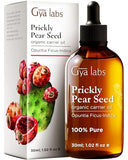 Gya Labs Organic Prickly Pear Seed Oil for Dry Skin - Cold Pressed Prickly Pear Oil for Face - Prickly Pear Seed Oil for Hair, Skin, Face & Nails (1 fl oz)