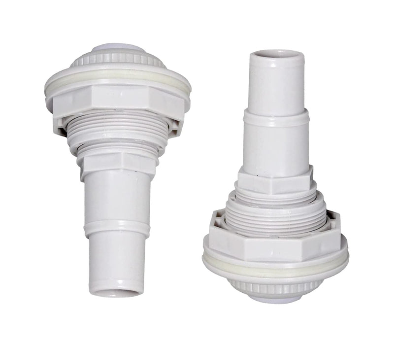 ATIE SP1023 Above Ground Pool Complete Return Outlet Jet Fitting with Gaskets and Adapter for Hayward SP1023 1-1/2-Inch FIP Inlet Return Fitting with Locknut and Gasket (2 Pack)