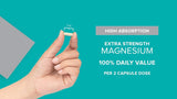 Qun Magnesium Extra Strength 420mg, Vegetarian & Gluten Free, 240 Capsules