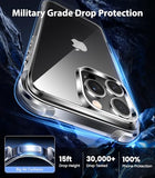 Mkeke for iPhone 16 Pro Max Case Clear [Not-Yellowing] [Military-Grade Drop Protection] Shockproof Protective Clear iPhone 16 Pro Max Case Phone Bumper case for Apple 6.9 inch 2024