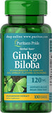 PURITAN'S PRIDE 2 Ginkgo Biloba Standardized Extract 120 mg - 100 Capsules