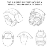 SUPBAND Knee Massager, Embrace Total Knee Care Unlock The Power of Pain Relief - Maximize Your Comfort with our Superior Knee Massager (Standard, Count, 1)