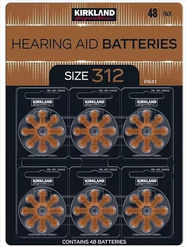 Hearing aid batteries size 312 1.45 Volt Mercury free