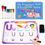 Preschool Learning Activities Educational Workbook, Handwriting Practice Book for Kids, Christmas Birthday Presents for 3 4 5 Year Old Boys Girl Toys for Kids, Montessori Busy Book Tracing Book Toys