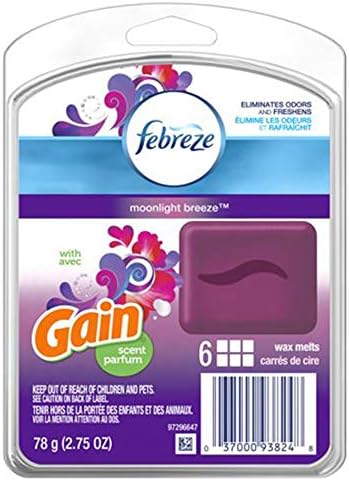 Febreze Wax Melts with Gain Scent, Moonlight Breeze, 2.75 oz