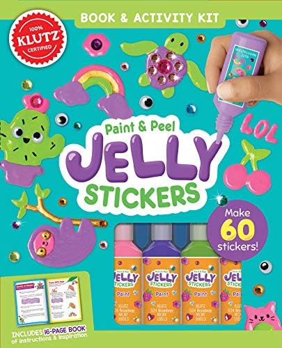 Klutz Paint & Peel Jelly Stickers Craft Kit